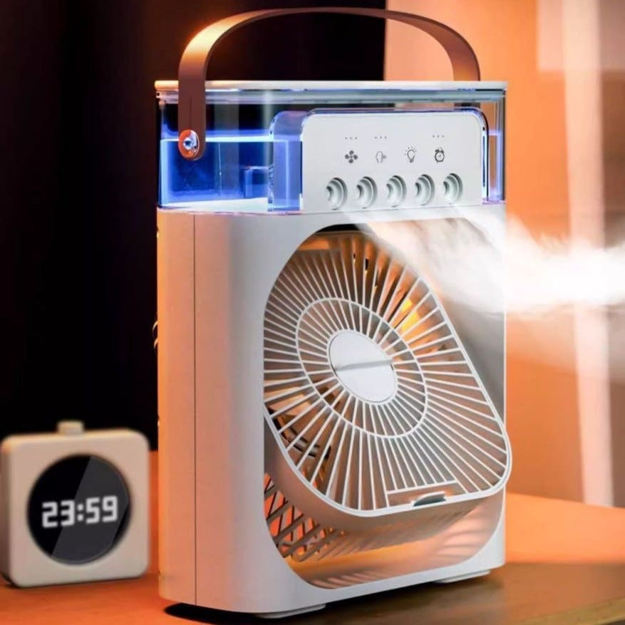 Portable Mist Fan โ USB Rechargeable